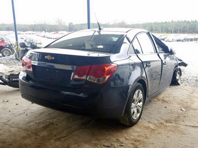 1G1PC5SH1C7342194 - 2012 CHEVROLET CRUZE LS BLACK photo 4