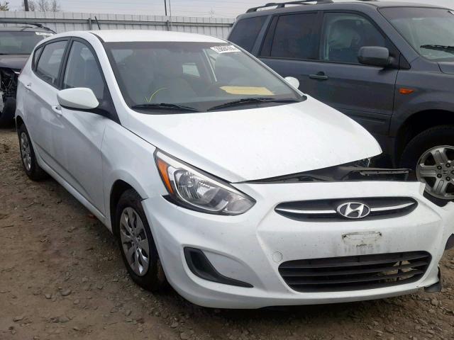 KMHCT5AE0GU246010 - 2016 HYUNDAI ACCENT SE WHITE photo 1