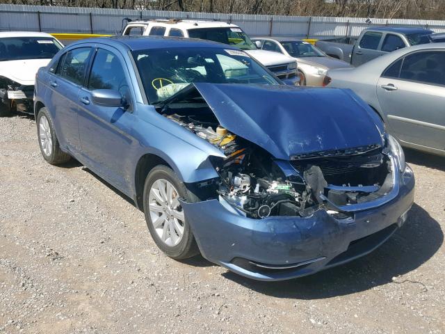 1C3BC1FG2BN539644 - 2011 CHRYSLER 200 TOURIN BLUE photo 1