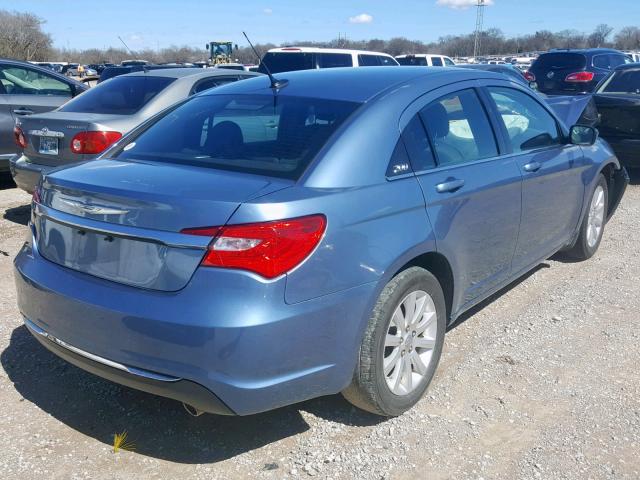 1C3BC1FG2BN539644 - 2011 CHRYSLER 200 TOURIN BLUE photo 4