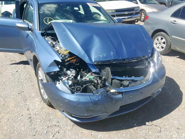 1C3BC1FG2BN539644 - 2011 CHRYSLER 200 TOURIN BLUE photo 9