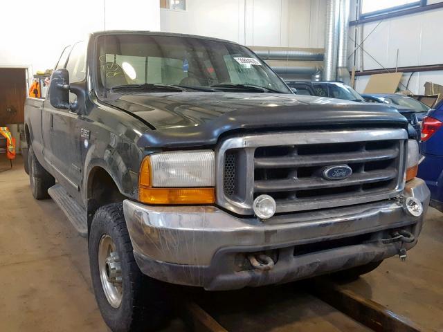 1FTSX31F4YED79558 - 2000 FORD F350 SRW S GREEN photo 1