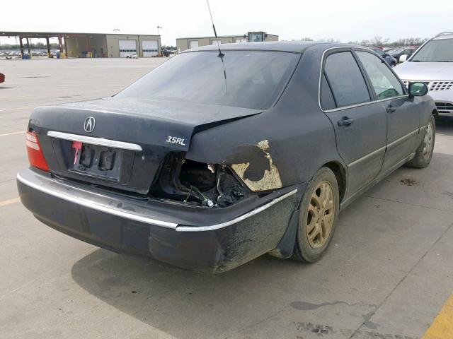 JH4KA9651XC003901 - 1999 ACURA 3.5RL BLACK photo 4