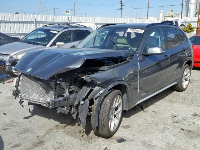 WBAVM5C50DVV89894 - 2013 BMW X1 XDRIVE3 BLACK photo 2