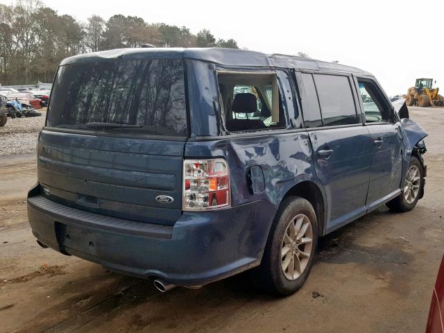 2FMGK5B89GBA08949 - 2016 FORD FLEX SE BLUE photo 4