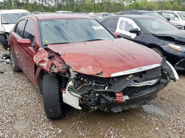 1C3CCBBB6EN128823 - 2014 CHRYSLER 200 TOURIN RED photo 1