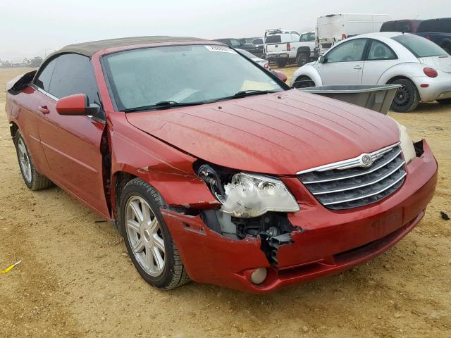 1C3LC55R18N616222 - 2008 CHRYSLER SEBRING TO RED photo 1