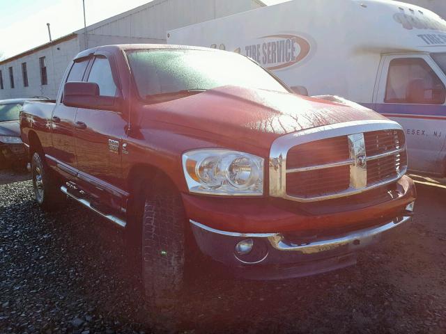 3D7KS28C37G748086 - 2007 DODGE RAM 2500 S წითელი ფოტო 1