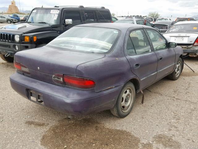 1Y1SK5266TZ052116 - 1996 GEO PRIZM BASE იასამნისფერი ფოტო 4
