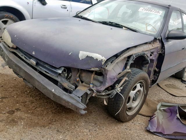 1Y1SK5266TZ052116 - 1996 GEO PRIZM BASE იასამნისფერი ფოტო 9