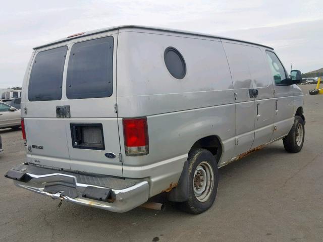 1FTNE14W77DA38503 - 2007 FORD ECONOLINE SILVER photo 4