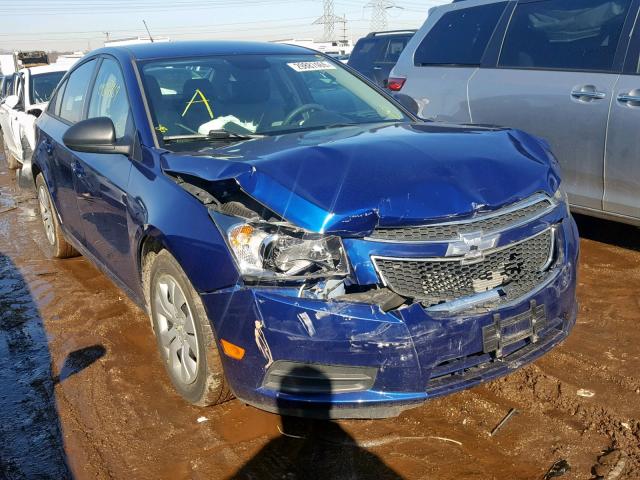 1G1PA5SH7D7125353 - 2013 CHEVROLET CRUZE LS BLUE photo 1