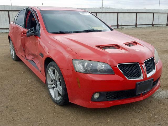 6G2ER57709L161091 - 2009 PONTIAC G8 RED photo 1