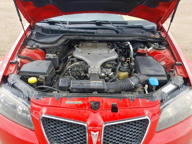 6G2ER57709L161091 - 2009 PONTIAC G8 RED photo 7