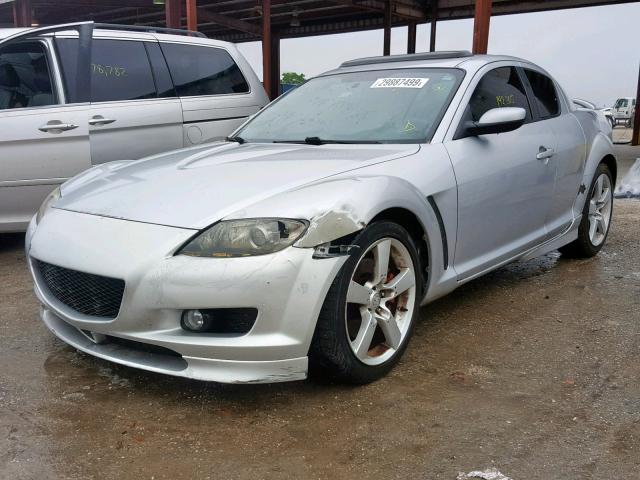 JM1FE173150143239 - 2005 MAZDA RX8 SILVER photo 2