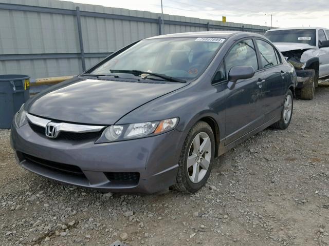 19XFA1F67AE025916 - 2010 HONDA CIVIC LX-S GRAY photo 2