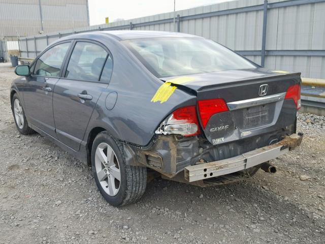 19XFA1F67AE025916 - 2010 HONDA CIVIC LX-S GRAY photo 3