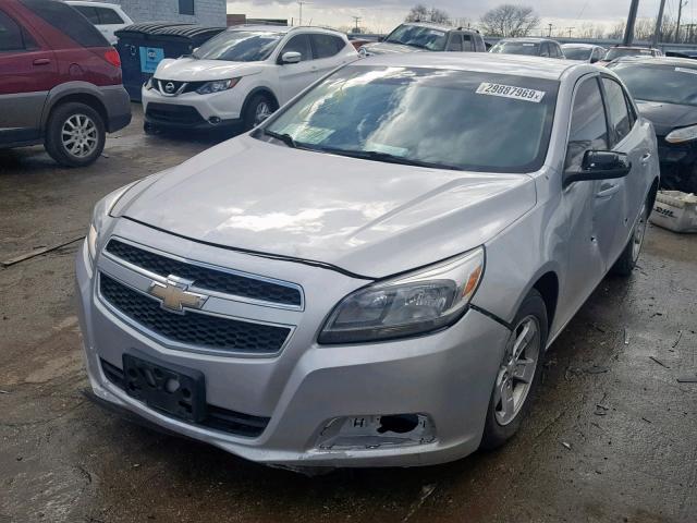 1G11B5SA9DF266338 - 2013 CHEVROLET MALIBU LS SILVER photo 2
