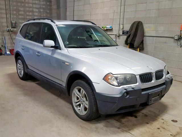 WBXPA93454WA65482 - 2004 BMW X3 3.0I SILVER photo 1