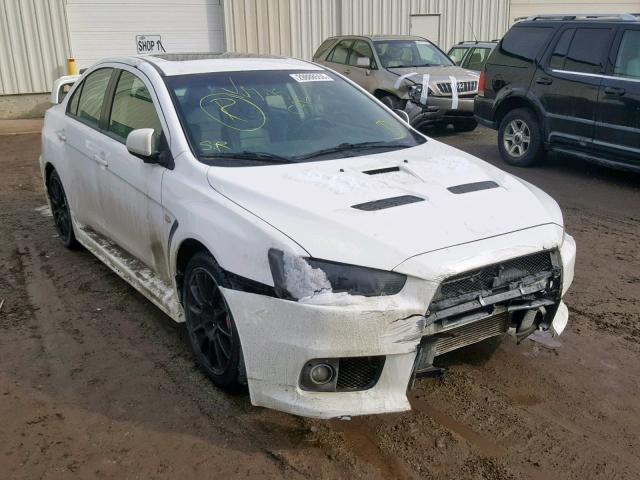 JA32W8FV8BU029961 - 2011 MITSUBISHI LANCER EVO WHITE photo 1