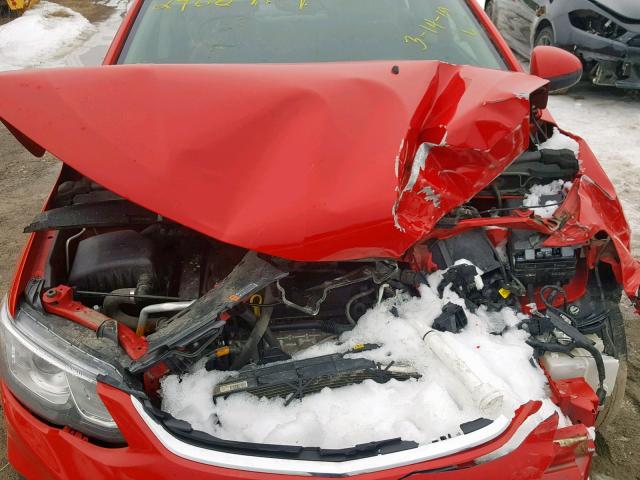 1G1JB5SG4H4100329 - 2017 CHEVROLET SONIC LS 红色 照片 7