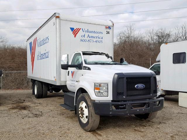 1FDWF7DC0HDB00735 - 2017 FORD F750 SUPER WHITE photo 1