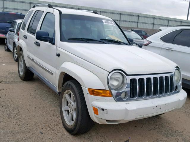 1J4GL58K16W208199 - 2006 JEEP LIBERTY LI WHITE photo 1