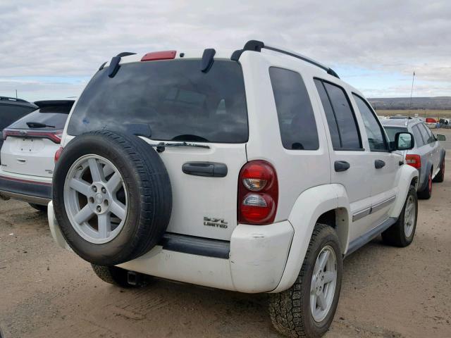 1J4GL58K16W208199 - 2006 JEEP LIBERTY LI WHITE photo 4