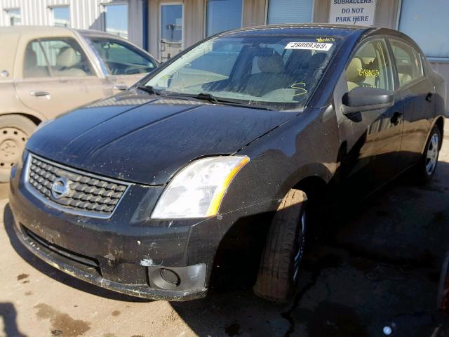 3N1AB61E67L636627 - 2007 NISSAN SENTRA 2.0 BLACK photo 2