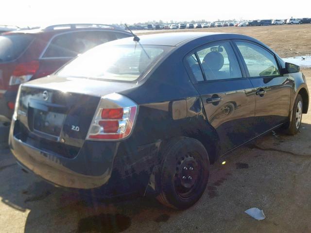 3N1AB61E67L636627 - 2007 NISSAN SENTRA 2.0 BLACK photo 4