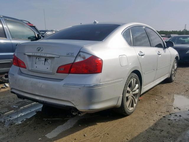 JNKAY01E08M602570 - 2008 INFINITI M35 BASE SILVER photo 4