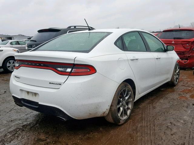 1C3CDFBA5DD219548 - 2013 DODGE DART SXT WHITE photo 4