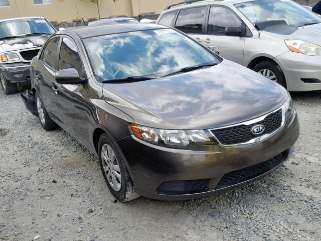 KNAFU4A20B5895871 - 2011 KIA FORTE EX BROWN photo 1