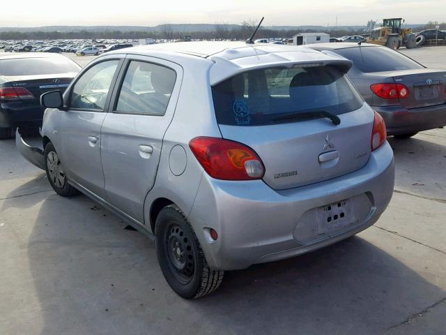 ML32A3HJ6FH041444 - 2015 MITSUBISHI MIRAGE DE SILVER photo 3