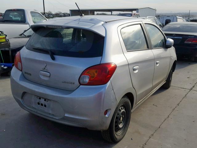 ML32A3HJ6FH041444 - 2015 MITSUBISHI MIRAGE DE SILVER photo 4