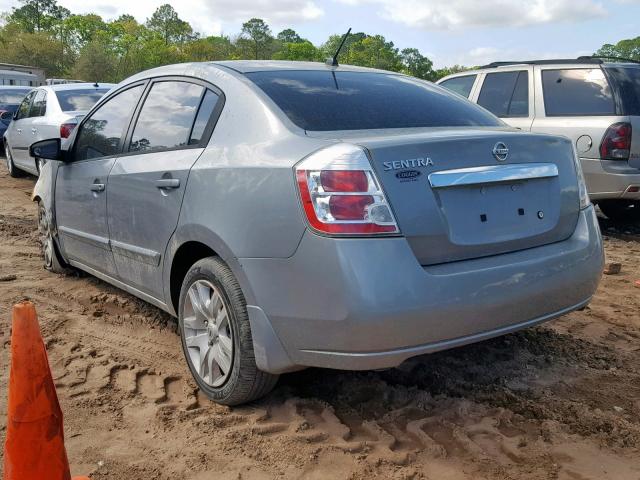 3N1AB6AP5AL710855 - 2010 NISSAN SENTRA 2.0 GRAY photo 3