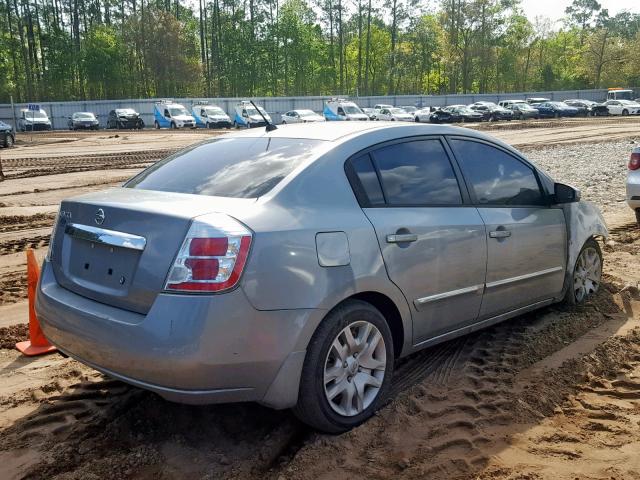 3N1AB6AP5AL710855 - 2010 NISSAN SENTRA 2.0 GRAY photo 4