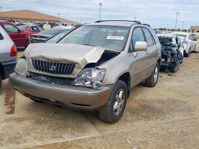 JT6GF10U9Y0063543 - 2000 LEXUS RX 300 GOLD photo 2