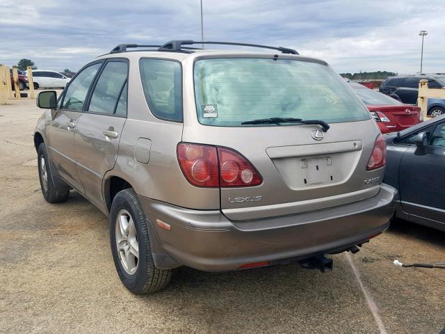 JT6GF10U9Y0063543 - 2000 LEXUS RX 300 GOLD photo 3