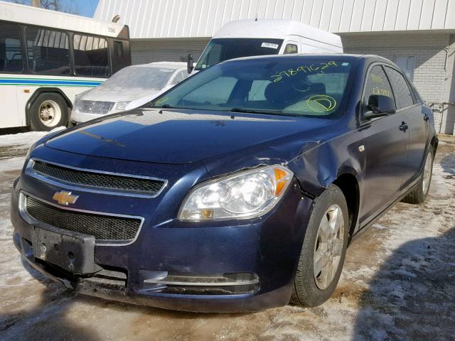 1G1ZG57B08F179200 - 2008 CHEVROLET MALIBU LS BLUE photo 2