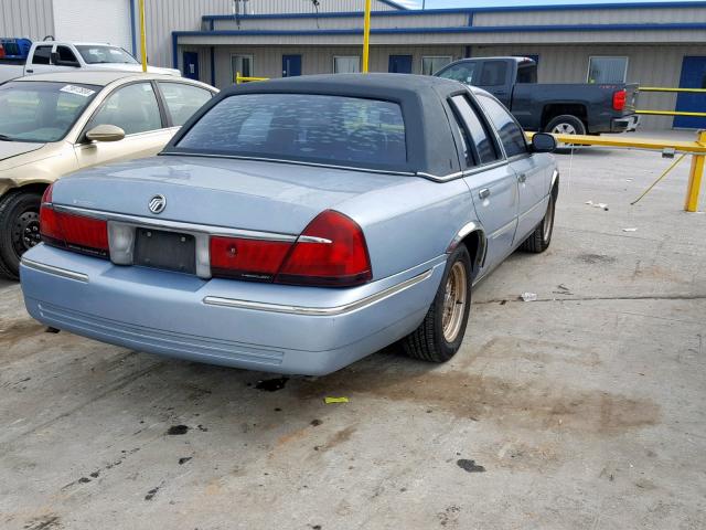 2MEFM75W8YX653255 - 2000 MERCURY GRAND MARQ BLUE photo 4