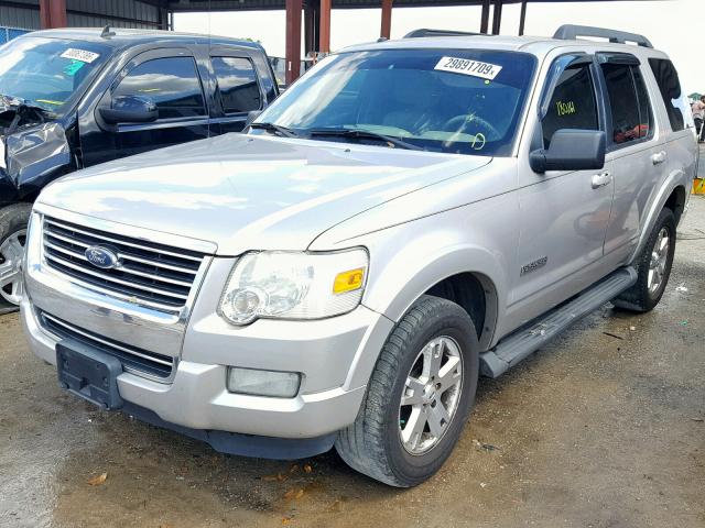 1FMEU63E77UA62479 - 2007 FORD EXPLORER X SILVER photo 2