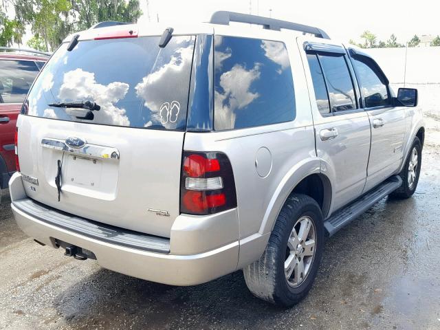 1FMEU63E77UA62479 - 2007 FORD EXPLORER X SILVER photo 4