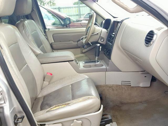 1FMEU63E77UA62479 - 2007 FORD EXPLORER X SILVER photo 5