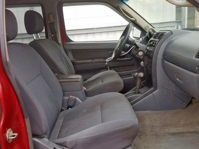 1N6MD29Y53C400209 - 2003 NISSAN FRONTIER C RED photo 5