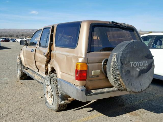 JT3VN39W3M0052572 - 1991 TOYOTA 4RUNNER VN GOLD photo 3