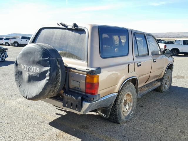 JT3VN39W3M0052572 - 1991 TOYOTA 4RUNNER VN GOLD photo 4