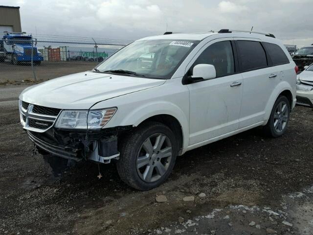 3D4PH6FGXBT570546 - 2011 DODGE JOURNEY R/ WHITE photo 2