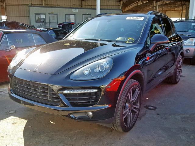 WP1AC2A20DLA93015 - 2013 PORSCHE CAYENNE TU BLACK photo 2