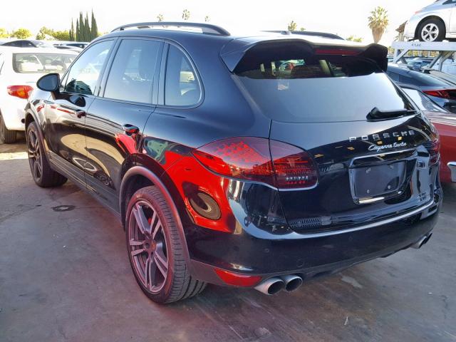 WP1AC2A20DLA93015 - 2013 PORSCHE CAYENNE TU BLACK photo 3